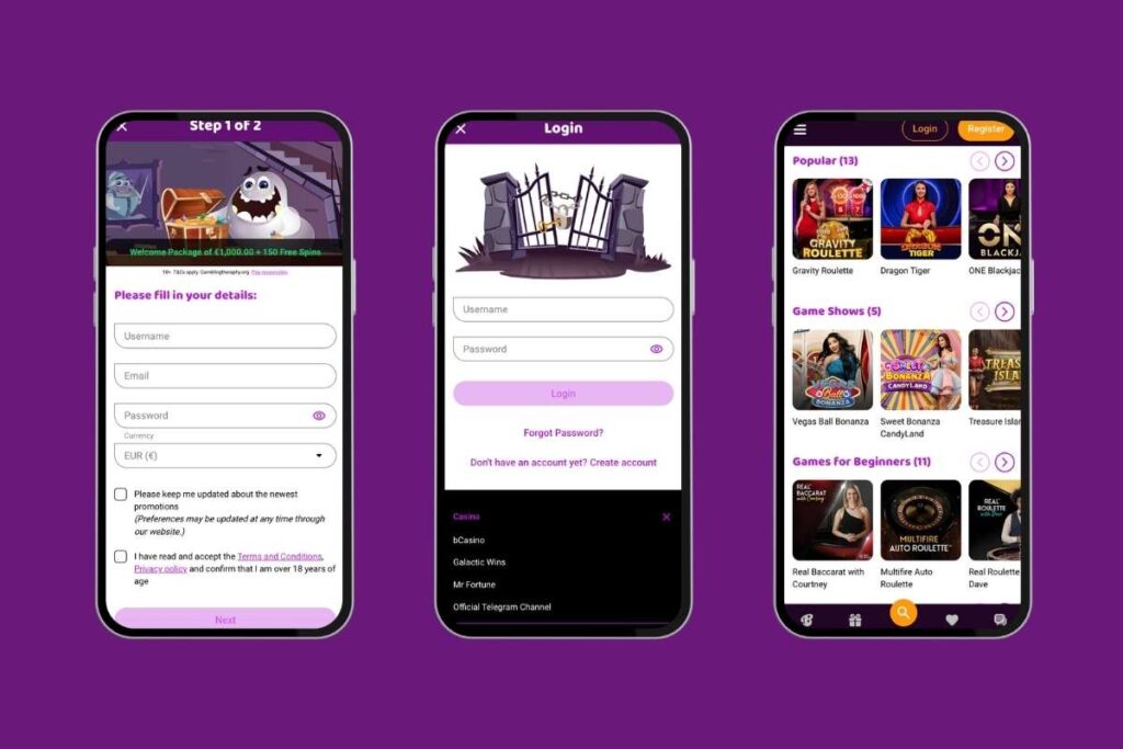 boo casino register
